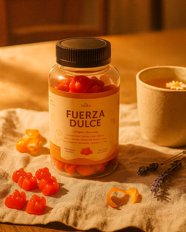Repara Tu Cuerpo en 30 Días Con Gomitas de Colágeno | Nura Fuerza Dulce