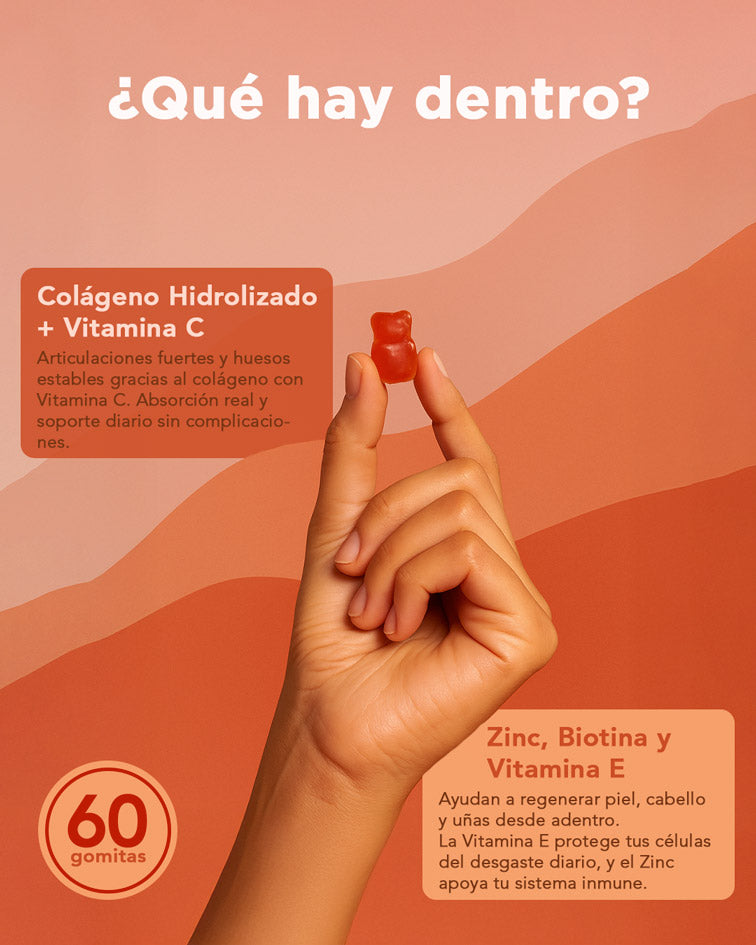 Repara Tu Cuerpo en 30 Días Con Gomitas de Colágeno | Nura Fuerza Dulce