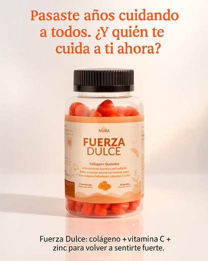 Repara Tu Cuerpo en 30 Días Con Gomitas de Colágeno | Nura Fuerza Dulce