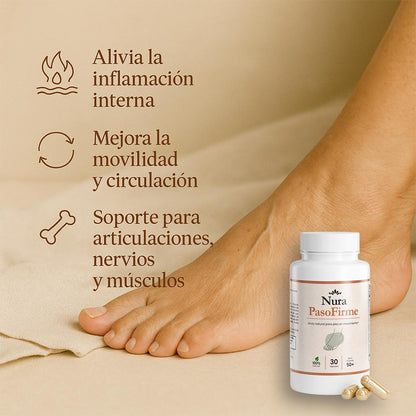 Nura PasoFirme – Alivio real para el dolor de pies que no te deja vivir