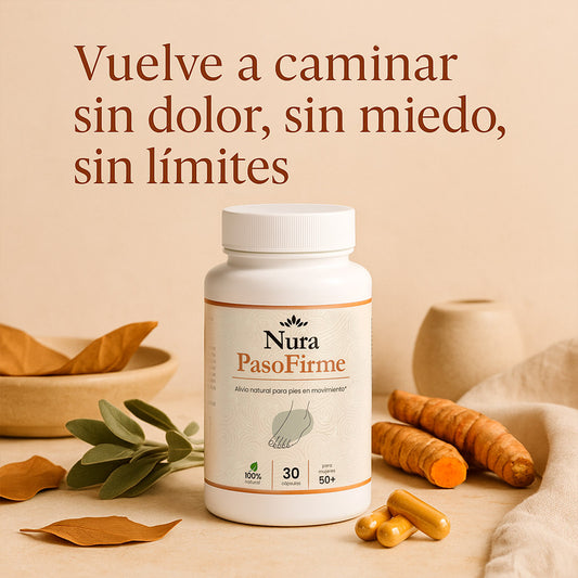 Nura PasoFirme – Alivio real para el dolor de pies que no te deja vivir