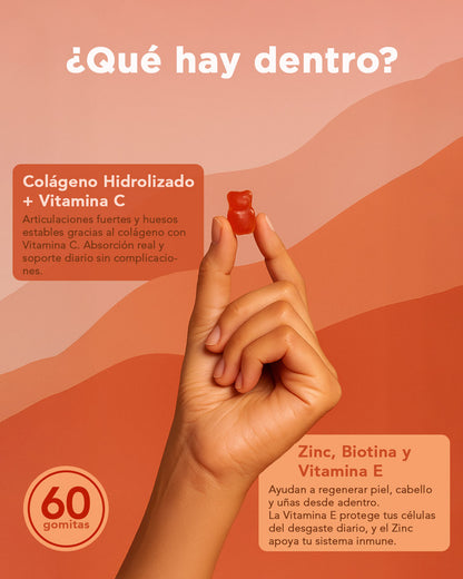 Repara Tu Cuerpo en 30 Días Con Gomitas de Colágeno | Nura Fuerza Dulce